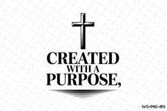 Created with a Purpose SVG | SVG Cut files | Cricut Product Image 1