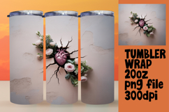 PLAYFUL 20oz Tumbler Design , 3D Heart Product Image 1