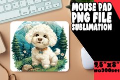 Mountain Trailblazer Pup Mouse Pad Sublimation Product Image 1
