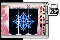 Neon Illusion: 20oz Tumbler Sublimation Extravaganza Product Image 1
