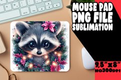Luminous Desk Pad Designs Sublimation, Christmas Animals Product Image 1