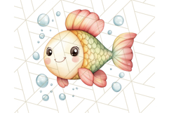 Under the Sea Nursery Clipart, Ocean Animals PNG Product Image 4