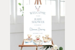 Baby Shower Welcome Sign Template 260 Product Image 1