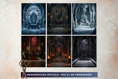 The Hollow Thrones Dark Fantasy Backdrops for Scrapbooking Product Image 10