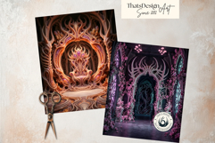 Dark Fantasy Backdrops for Junk Journals and Scrapbooking Product Image 11