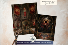 The Hollow Thrones Dark Fantasy Backdrops for Scrapbooking Product Image 11