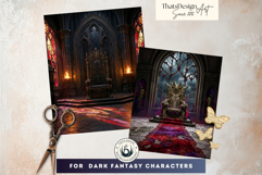 The Hollow Thrones Dark Fantasy Backdrops for Scrapbooking Product Image 3
