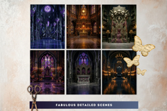 The Hollow Thrones Dark Fantasy Backdrops for Scrapbooking Product Image 6