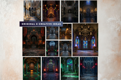 The Hollow Thrones Dark Fantasy Backdrops for Scrapbooking Product Image 8