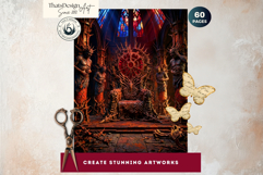 Dark Fantasy Backdrops for Junk Journals and Scrapbooking Product Image 8