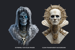 Dark Fantasy Characters Clipart Set Product Image 3