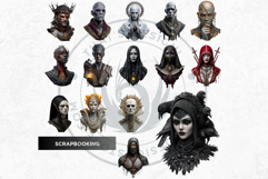 Dark Fantasy Characters Clipart Set Product Image 9