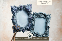 Dark Fantasy Frames Clipart, Gothic Ornate Borders for DIY Product Image 11
