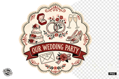 Wedding Labels Clipart Product Image 1
