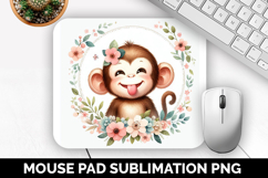 Cute Animals Mouse Pad Bundle, Sublimation Mouse Pad PNG Product Image 19