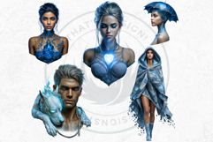 Surreal Dream And Fantasy Sleep Graphics Set, Fantasy PNG Product Image 12