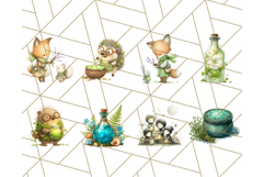 56 Enchanted Garden Healers Clipart PNG, Animal Plant Png Product Image 4