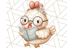 Cottagecore Kitchen Chicken Clipart PNG, Fairytale Style Product Image 4