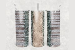 Add Your Name Blue glitter silk 20 oz tumbler sublimation Product Image 1
