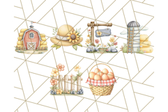 Tiny Farm Life Animals and Farm Clipart PNG, Barnyard PNG Product Image 8