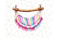 Pink Summer Clipart, Cute Beach Icons, Aesthetic PNG Product Image 4