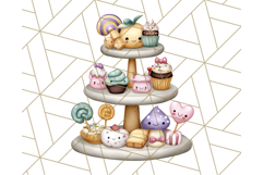 Princess Tea Party PNG Clipart with Teacups &amp; Fancy Treats Product Image 4
