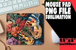Floral Fluttering Bliss Mouse Mat Product Image 1