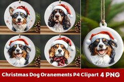 Breeds Of Christmas Dog Ornaments Clipart PNG Product Image 1
