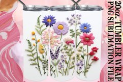 Embroidered Floral Tumbler Bliss Product Image 1
