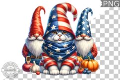 4th of July kitchen Cat Sublimation - 4th of July Cat Product Image 1