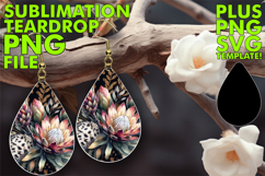 Sparkling Teardrop Earrings Ideas, Leopard Prints Product Image 1