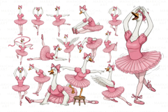 Cartoonish Silly Goose Clipart Bundle Product Image 8