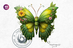 Elemental Butterflies PNG, Fantasy Magic Insect Clipart Product Image 5