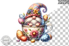 Easter Gnome Sublimation - Clipart PNG Design Product Image 1