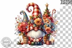 Christmas Gnome Sublimation - Clipart PNG Design Product Image 1