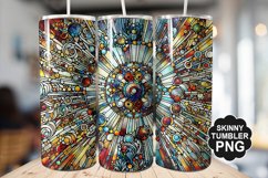 Stained On Stained Glass Tumbler Warp - Tumbler Design Product Image 1