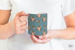 16 Shabby Chic Flowers Mug Sublimation PNG Bundle, Mug Wrap Product Image 3