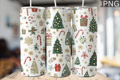 Christmas Tree Tumbler Wrap -High Quality 300 Dpi Product Image 1