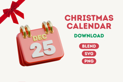 3D Christmas Element 04 Product Image 2