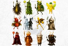 Fantasy Food Characters RPG Clipart PNG Graphics Bundle Product Image 6
