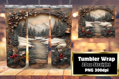 BEAUTY 20oz Tumbler Template for DIY , Christmas Product Image 1