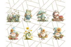56 Whimsical Garden Friends Clipart PNG, Animal PNG Product Image 4