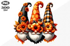 Halloween Gnomes Sublimation - Clipart PNG Design Product Image 1