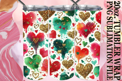 Joyful Moments 20oz tumbler wrap, Heart Product Image 1