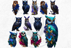 Floral Owls Fantasy Botanical and Wildlife Graphics Product Image 10