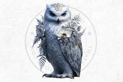 Floral Owls Fantasy Botanical and Wildlife Graphics Product Image 14