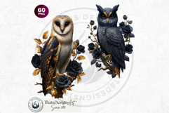 Floral Owls Fantasy Botanical and Wildlife Graphics Product Image 15