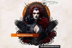 The Black October Gothic Halloween Clipart, Horror character Product Image 4