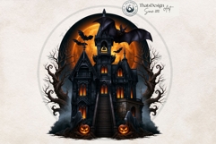 The Black October Gothic Halloween Clipart, Horror character Product Image 5