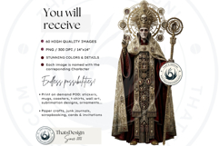 Gothic Horror Ecclesial Clipart for Journals &amp; DIY Product Image 2